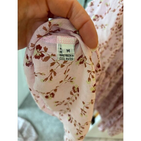 NWOT Yvonne S Linen ANGELICA MINI DRESS, Med $695 - Picture 11 of 11